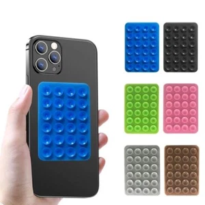 Suction Cup Bracket Silicone Rubber Sucker Pad Adhesive Cellphone Stand - Picture 1 of 24