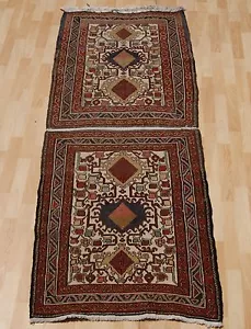TAPPETI CURDI KILIM HAUSEWAERES LANA RETTANGOLARE MULTICOLORE 30+ ZONA KELIM 3X6ft - Foto 1 di 4