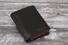 Gents Personalised Laser Engraved Real Leather Mens Black Wallet Gift for Him