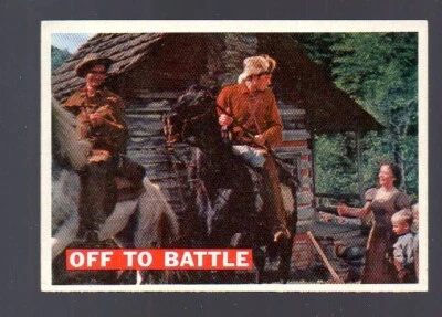 Davy Crockett - Card # 3 - TOPPS (1956) - Orange Back - Gray Center - Image 1 of 2