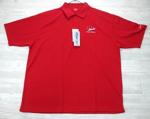 NEU Bradley University Poloshirt 3XL rot Reebok Play Dry gesticktes Logo 2006 - Bild 1 von 4