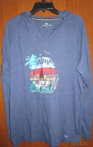 Princess Cruise Lines LS Hoodie Pull Over Palm Tree XL Cotton Poly Bust 48 L 30 - Picture 1 of 5
