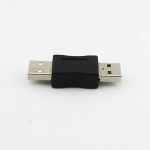 1pcs USB 2.0 A Male To USB 2.0 A Male Plug Coupler Converter Adapter Straight - Picture 1 of 7