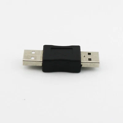 1pcs USB 2.0 A Male To USB 2.0 A Male Plug Coupler Converter Adapter Straight - Image 1 of 4