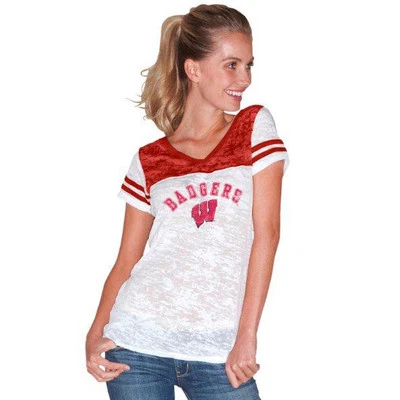 Camiseta de mujer Wisconsin Badgrs NCAA de Touch (Alyssa Milano) Foto 1 de 2