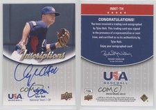 2009 Upper Deck USA Baseball Box Set Inscriptions National Team Tyler Holt Auto