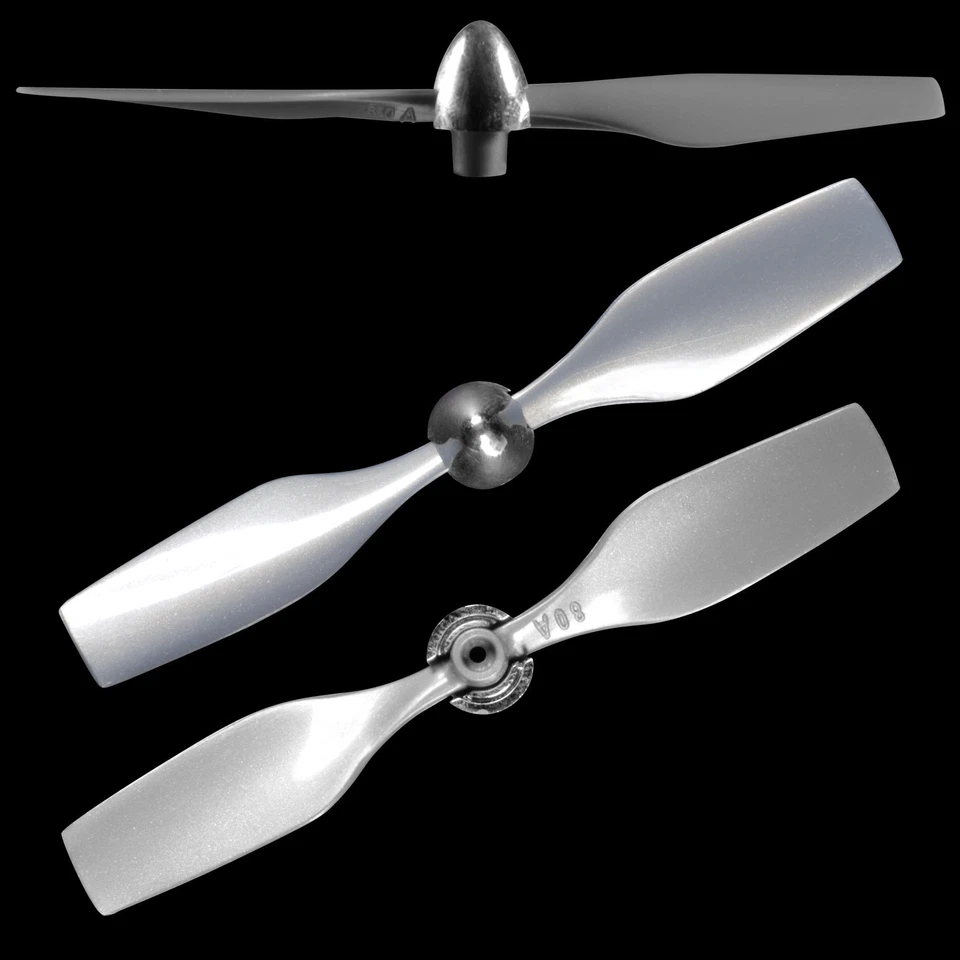 Steckpropeller mit verchromten Spinner 80 mm  850001 - Bild 1 von 1