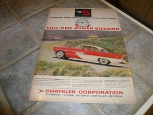Plymouth Ad Advertisement Vintage Print Ad Belvedere 4 Door Hardtop Sport Sedan - Picture 1 of 1