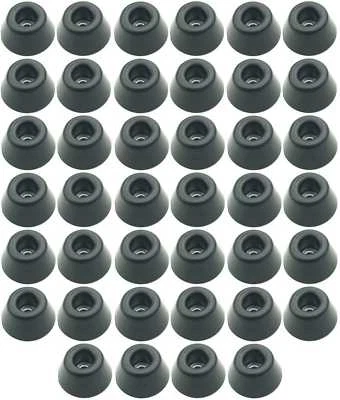 40 Gummifüße Ø 30 x 15 mm Stahleinlage Adam Hall 4901 Gerätefuß Möbelfüße Gummi