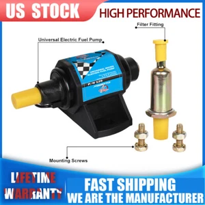 12V Universal Electric Gasoline Gas Fuel Pump Transfer Carburetor 35 GPH 4-7 PS - Picture 1 of 12