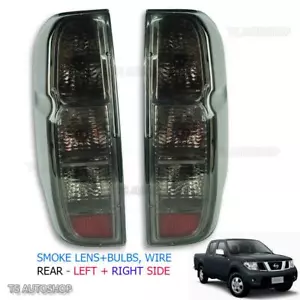 For Nissan D40 Navara Frontier 2006 2013 Set Tail Rear Light Lamp Smoke Lens - Picture 1 of 7