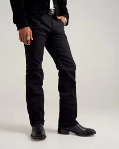 Nw Tecovas Men's Black Everyday Standard Jeans Size W 32 34 - Picture 1 of 13