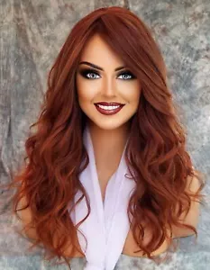 LONG WIG | HEAT SAFE SKIN TOP | T33.130 | BEACHY WAVES STRIKING STYLE 422 - Picture 1 of 12