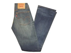 jeans levis donna 545 vita bassa elasticizzati zampa elefante denim bootcut blu - Picture 1 of 5