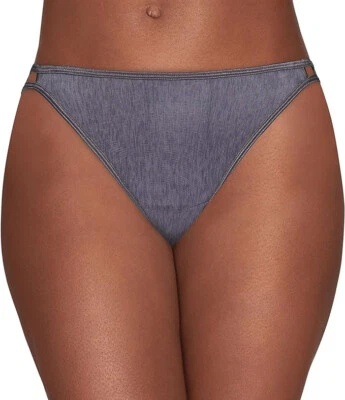 4 pares de bragas de bikini VANITY FAIR ILUMINACIÓN 18108 acero violeta talla 5/S Foto 1 de 2