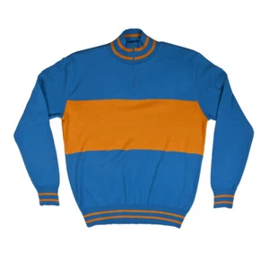 MAGLIONE LEGGERO MILANO SANREMO Ciclismo Vintage Made in Italy Training Jumper - Imagen 1 de 5