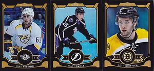 15-16 OPC Matt Carle /100 Rainbow Black O-Pee-Chee Lightning 2015