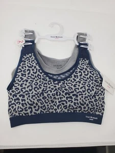 Isaac Mizrahi Activewear Sport BH 2er Pack Medium Neu - Bild 1 von 5