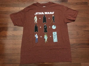 NEW STAR WARS T SHIRT MENS XL RED FIFTH SUN DARTH VADER LUKE SKYWALKER NWT - Picture 1 of 6
