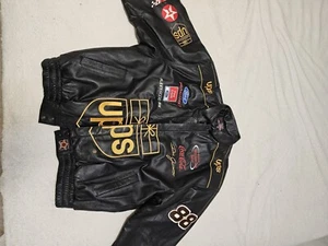 Vintage JH Design UPS Leather Jacket 2XL - Picture 1 of 4