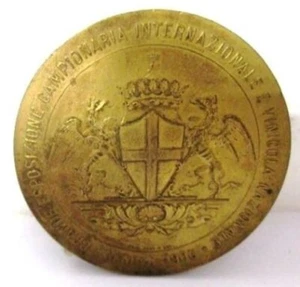Medaglione "Grande Esposizione campionaria Genova" anno 1906 - Picture 1 of 2