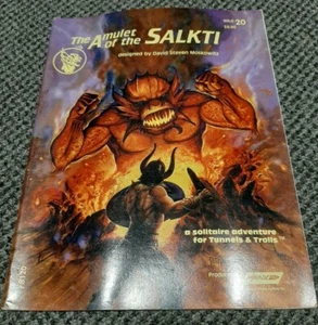 The Amulet of Salkti - Solo 20 - Tunnels & Trolls RPG - Flying Buffalo - Picture 1 of 3