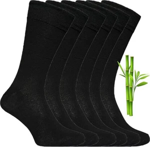 6 y 12 pares de calcetines para diabéticos no elásticos sueltos agarre suave top adultos Reino Unido 6-11 - Imagen 1 de 2