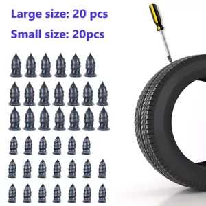 Tire Repair Screw in Rubber Plug Nail Car Tyre Puncture Repair Kit Off-Road Tire - Picture 1 of 8