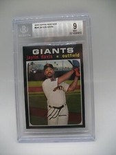 JAYLIN DAVIS 2020 Topps Heritage #546 BGS MINT 9 RC Giants