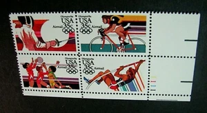 US Plattenblöcke Briefmarke Scott # C112a Olympische Sommerspiele 1983 postfrisch L481 - Bild 1 von 1