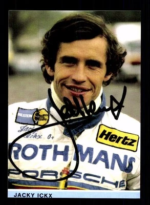 Jacky Ickx Autogrammkarte Formel 1 Vize Weltmeister - Bild 1 von 2