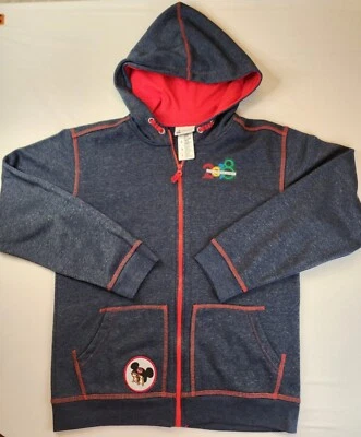 Disney Parks Youth Hoddie Size XL Disneyland 2018 Youth Zip Up Mickey & Friends  Foto 1 de 4