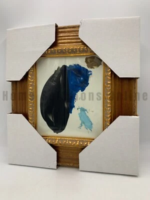 Pottery Barn Museum Portrait Distressed Antique Framed Print Gold 17" #X703 - Image 1 of 4