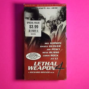 Lethal Weapon 4 (VHS, 1999) New Factory Sealed Warner Watermarks - Widescreen - Picture 1 of 3