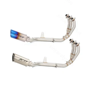 For Triumph Trident 660 Tiger 660 Exhaust Front Link Pipe Mufflers Header System - Picture 1 of 8