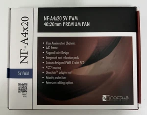 Noctua NF-A4x20 5V, PWM Premium Quiet Fan, 3-Pin, 5V Version (40x20mm, Brown) - Picture 1 of 3