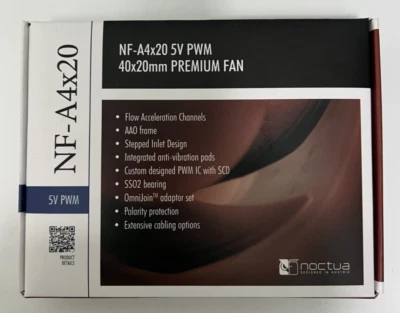 Noctua NF-A4x20 5V, PWM Premium Quiet Fan, 3-Pin, 5V Version (40x20mm, Brown) - Image 1 of 3