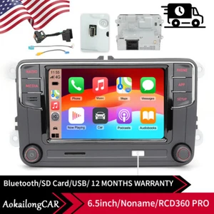 6.5Inch CarPlay Android Auto Radio RCD360 PRO 187B RCD330 For VW TIGUAN Golf CC - Picture 1 of 19