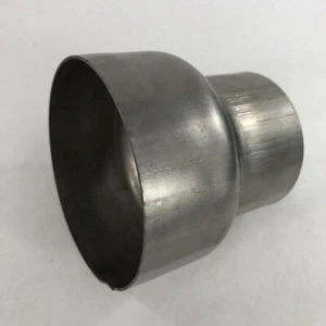 Universal Stainless Steel T201 Exhaust Piping Reducer 4" to 3", 3.8" length - Picture 1 of 7