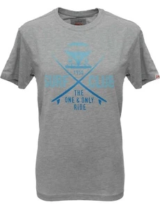 T-Shirt VW Bulli Herren »SURF CLUB« Surfer Shirt Grau Blau #10370 NEU - Bild 1 von 1