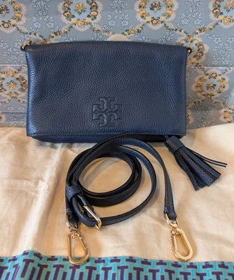 Tory Burch Women's Thea Mini Foldover Crossbody Bag  - Image 1 of 4