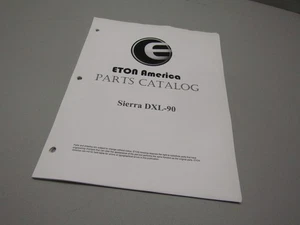 ETON AMERICA SIERRA DXL-90 PARTS CATALOG ATV - Picture 1 of 3