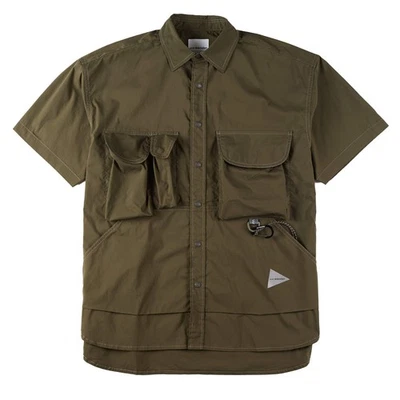 And Wander Multi Pocket S/S Shirt Khaki - Bild 1 von 4