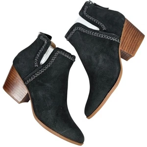 Dolce Vita Dylan Suede Bootie Dark Gray 9 NWT - Picture 1 of 11