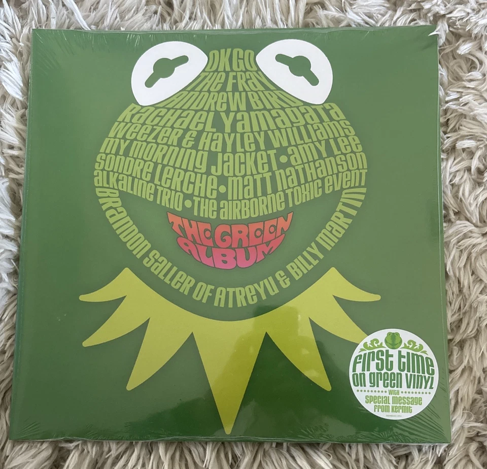 Brand New Sealed The Muppets The Green Album  On Green Vinyl Album - Image 1 of 3