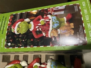 Broke Jim Shore Folk Art 20” H Holiday Dr Seuss Grinch DAMAGED AS IS PARTS - Picture 1 of 10