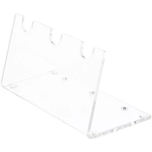 Plymor Clear Acrylic 3 Pens Display Holder, 2.5" H x 4.5" W x 2.5" D - Picture 1 of 1