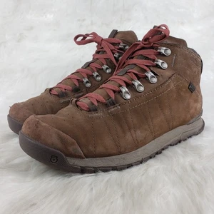 OBOZ B-Dry Brown Leather Outdoor Boots Mens Size US 10 EUR 43 - Picture 1 of 4