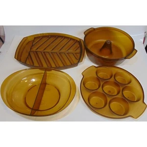 Mikrowelle Kochgeschirr Set Kochen nur 4 Stück Vintage Cupcake Speck Konvolut Kuchen - Bild 1 von 12