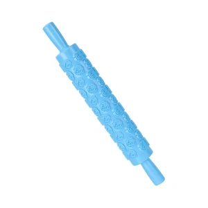 `Fondant Rolling Pin Tool Plastic Embossing Roller Baking Pastry Cake Decorati - Picture 1 of 12